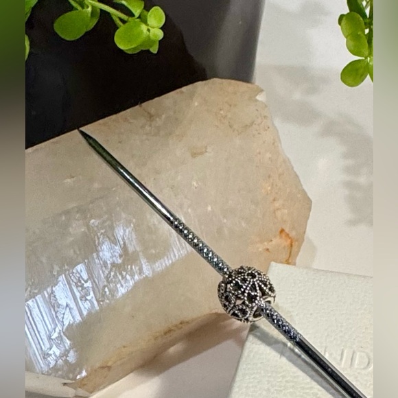 Authentic Pandora Openwork Roses Charm S925 Ale Sterling Silver - Picture 11 of 12